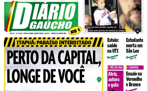 Após reportagem do Diário Gaúcho, autoridades reabrem Parque Itapuã Após reportagem do Diário Gaúcho, autoridades reabrem Parque Itapuã