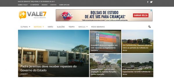 Portal de notícias da região do Rio Gravataí celebra acessos Portal de notícias da região do Rio Gravataí celebra acessos