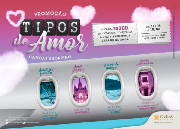Bistrô elabora campanha para Canoas Shopping com sorteio de viagens Bistrô elabora campanha para Canoas Shopping com sorteio de viagens