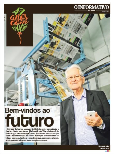 Informativo do Vale celebra 47 anos com reformulação do portal Informativo do Vale celebra 47 anos com reformulação do portal