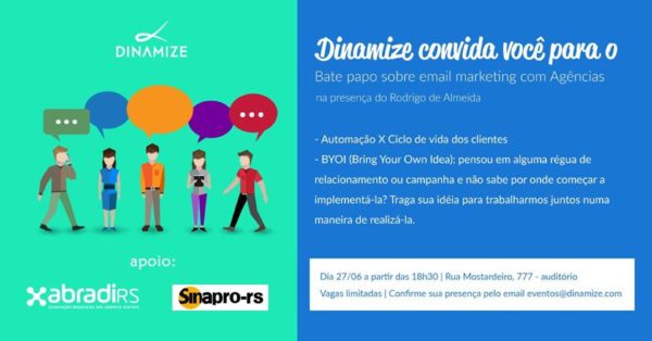 Dinamize convida para bate-papo sobre E-mail Marketing Dinamize convida para bate-papo sobre E-mail Marketing