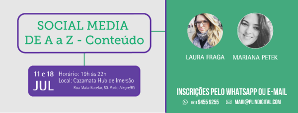 Em workshop, comunicadoras falam sobre conteúdo e engajamento Em workshop, comunicadoras falam sobre conteúdo e engajamento
