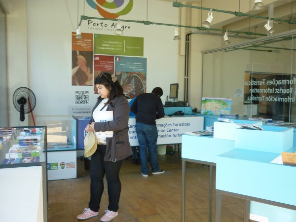 Usina do Gasômetro volta a ter serviço de informações para turistas Usina do Gasômetro volta a ter serviço de informações para turistas