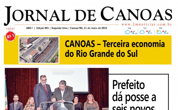 Canoas ganha novo jornal diário Canoas ganha novo jornal diário