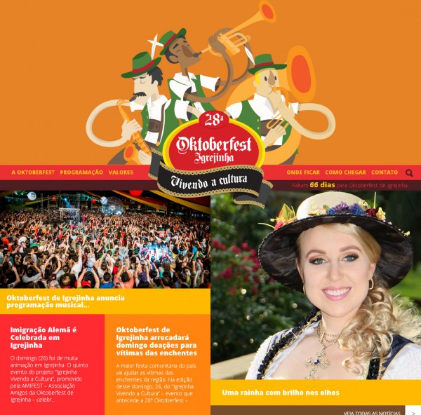Oktoberfest tem site renovado pela Invento Propaganda