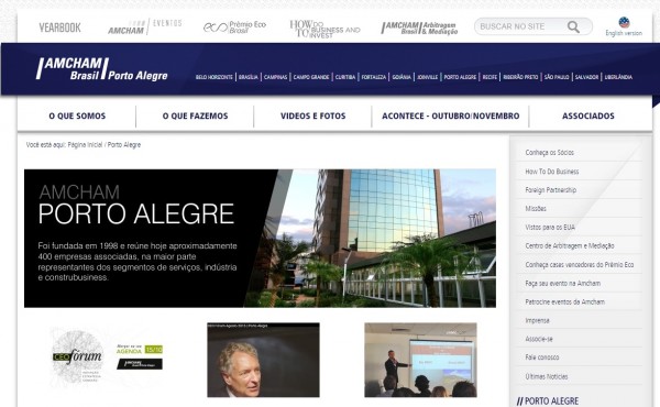 Amcham promove ciclo de palestras em Porto Alegre Amcham promove ciclo de palestras em Porto Alegre