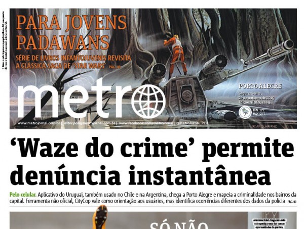 Jornal Metro completa quatro anos em Porto Alegre Jornal Metro completa quatro anos em Porto Alegre