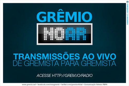 Rádio do Grêmio está em segundo no Ibope Rádio do Grêmio está em segundo no Ibope