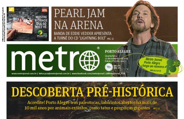 Jornal Metro de Porto Alegre chega à edição 1000 Jornal Metro de Porto Alegre chega à edição 1000