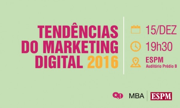 Workshop apresenta tendências do marketing digital Workshop apresenta tendências do marketing digital
