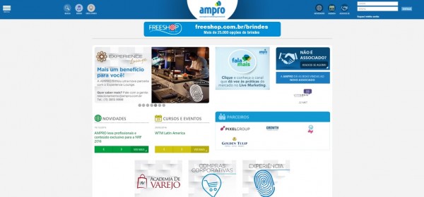 Ampro apresenta site reformulado Ampro apresenta site reformulado