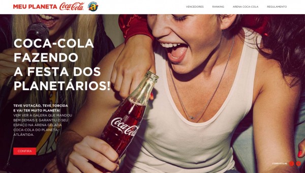 DZ Estúdio cria plataforma para ação Meu Planeta Coca-Cola DZ Estúdio cria plataforma para ação Meu Planeta Coca-Cola