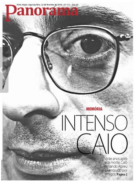 Jornal do Comércio homenageia Caio Fernando Abreu Jornal do Comércio homenageia Caio Fernando Abreu