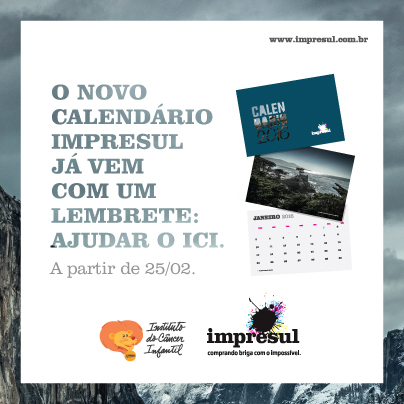 Impresul destina verba de calendário para instituição de caridade Impresul destina verba de calendário para instituição de caridade