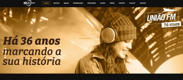 Site da União FM está de cara nova Site da União FM está de cara nova