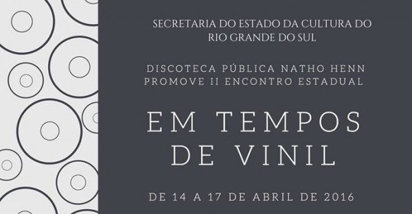 FM Cultura transmite atrações direto do evento Em Tempos de Vinil FM Cultura transmite atrações direto do evento Em Tempos de Vinil