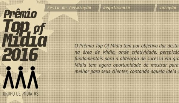 Grupo de Mídia prepara próxima edição do Top of Mídia Grupo de Mídia prepara próxima edição do Top of Mídia