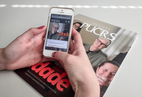 Endereço eletrônico da Revista PUCRS conquista versão mobile Endereço eletrônico da Revista PUCRS conquista versão mobile