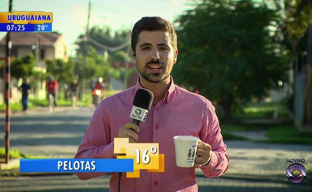Repórter de Pelotas estreia na RBS TV em Porto Alegre Repórter de Pelotas estreia na RBS TV em Porto Alegre