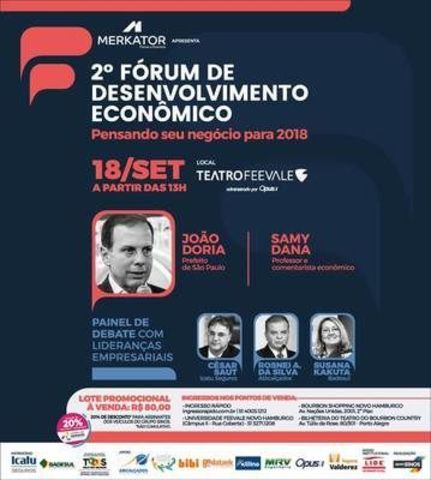 Grupo Sinos realiza Fórum de Desenvolvimento Econômico na Feevale Grupo Sinos realiza Fórum de Desenvolvimento Econômico na Feevale