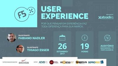 F5 fomenta debate sobre experiência do usuário F5 fomenta debate sobre experiência do usuário
