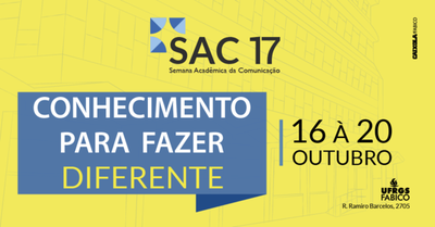 Semana acadêmica de Comunicação da Ufrgs se encerra amanhã Semana acadêmica de Comunicação da Ufrgs se encerra amanhã
