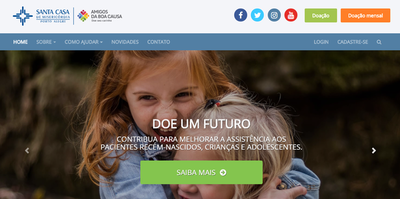 Santa Casa põe no ar plataforma de incentivos a projetos sociais Santa Casa põe no ar plataforma de incentivos a projetos sociais