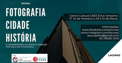 Fotógrafo ministra oficina no Centro Cultural Erico Verissimo Fotógrafo ministra oficina no Centro Cultural Erico Verissimo