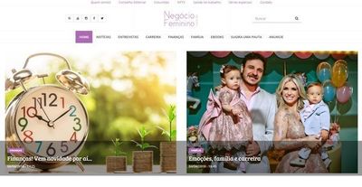 Após meses desativado, portal Negócio Feminino está no ar Após meses desativado, portal Negócio Feminino está no ar