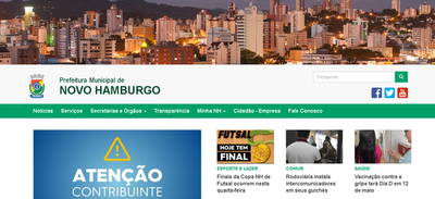 Prefeitura de Novo Hamburgo lança portal com conteúdos responsivos Prefeitura de Novo Hamburgo lança portal com conteúdos responsivos