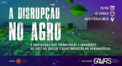 Debate de entidades publicitárias sobre disrupção no agro ocorre amanhã Debate de entidades publicitárias sobre disrupção no agro ocorre amanhã