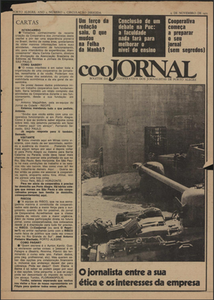 Todas as edições do Coojornal estão digitalizadas Todas as edições do Coojornal estão digitalizadas