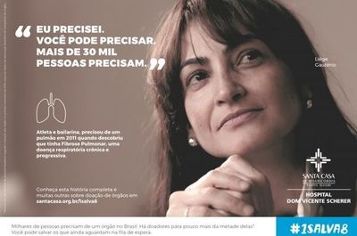 Nova campanha da Santa Casa de doação de órgãos traz histórias reais Nova campanha da Santa Casa de doação de órgãos traz histórias reais