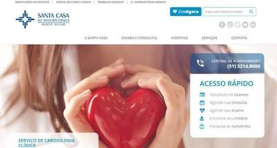 Novo site da Santa Casa quer facilitar acesso dos pacientes do complexo hospitalar Novo site da Santa Casa quer facilitar acesso dos pacientes do complexo hospitalar