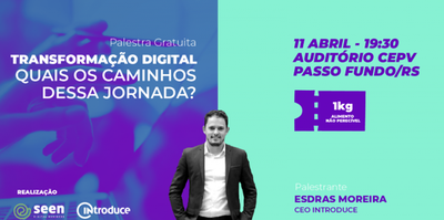 Palestra em Passo Fundo é sobre transformação digital Palestra em Passo Fundo é sobre transformação digital