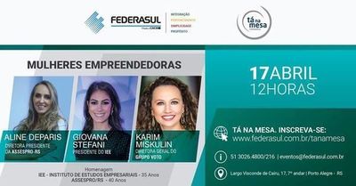 Empreendedorismo feminino será pauta do Tá na Mesa Empreendedorismo feminino será pauta do Tá na Mesa