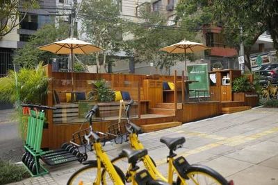 Melnick Even entrega parklet público sem utilização comercial Melnick Even entrega parklet público sem utilização comercial
