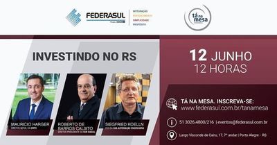 Próximo Tá na Mesa debaterá investimentos para o RS Próximo Tá na Mesa debaterá investimentos para o RS