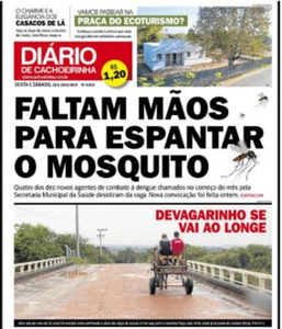 Diário de Cachoeirinha deixa de circular na forma impressa Diário de Cachoeirinha deixa de circular na forma impressa