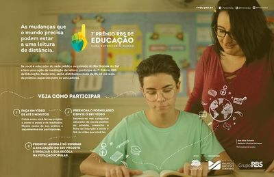 Prêmio RBS de Educação reconhece iniciativas de educadores Prêmio RBS de Educação reconhece iniciativas de educadores