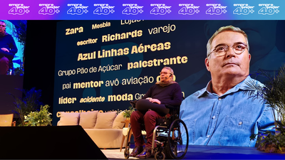 Pedro Janot emociona público no Summit Empreender 40+ com lições de coragem, propósito e liderança Pedro Janot emociona público no Summit Empreender 40+ com lições de coragem, propósito e liderança