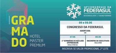 Congresso da Federasul se inicia amanhã Congresso da Federasul se inicia amanhã