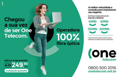 One Telecom tem campanha realizada pela Agência Gampi, de Novo Hamburgo One Telecom tem campanha realizada pela Agência Gampi, de Novo Hamburgo