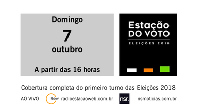 Rádio Estação Web mobiliza equipe para cobertura da eleição no domingo Rádio Estação Web mobiliza equipe para cobertura da eleição no domingo