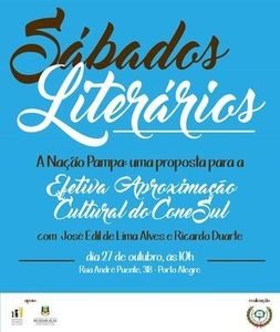 'Nação Pampa' é tema do ciclo Sábados Literários 'Nação Pampa' é tema do ciclo Sábados Literários