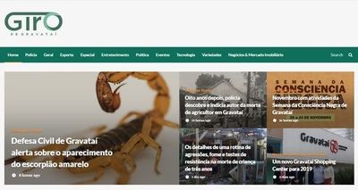 Portal Giro de Gravataí celebra acessos ao longo de três anos de atuação Portal Giro de Gravataí celebra acessos ao longo de três anos de atuação