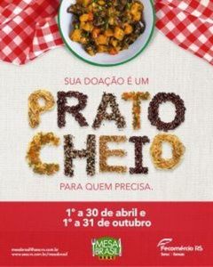Mais de 14 toneladas de alimentos são arrecadados pela 'Campanha Prato Cheio' Mais de 14 toneladas de alimentos são arrecadados pela 'Campanha Prato Cheio'