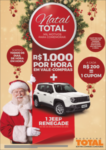 8 Total Brand cria ação de Natal para Shopping Total 8 Total Brand cria ação de Natal para Shopping Total