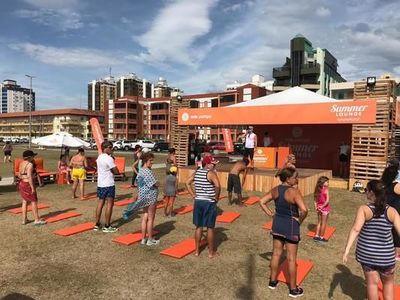 Espaço de Verão da Rede Pampa em Capão da Canoa opera até março Espaço de Verão da Rede Pampa em Capão da Canoa opera até março