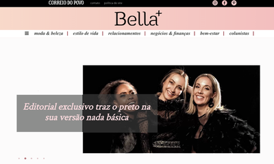 Feed assina conteúdo para o Bella Mais, novo portal do Correio do Povo Feed assina conteúdo para o Bella Mais, novo portal do Correio do Povo